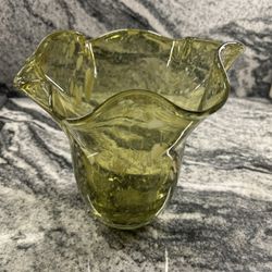 Green Vintage Vase. 