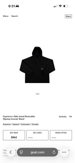 REVERSIBLE Supreme x Nike