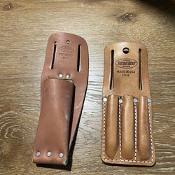 Utility Knife Sheath & Leather Tool Pouch