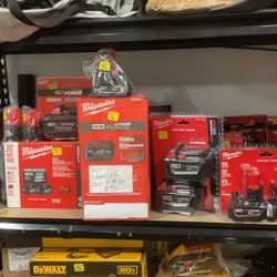 Milwaukee  M12/m18 Batteries & Charger& Bag