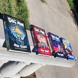 Dog Man Books (1-3-9-11)parts)