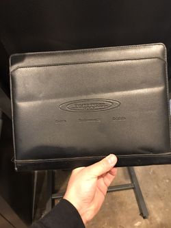 Padfolio leather folder