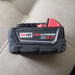 Milwaukee 5Ah Battery In Good Condition
