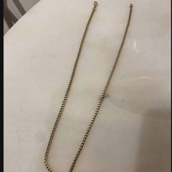 Jaxxon Gold Plated 3 MM Franco Chain