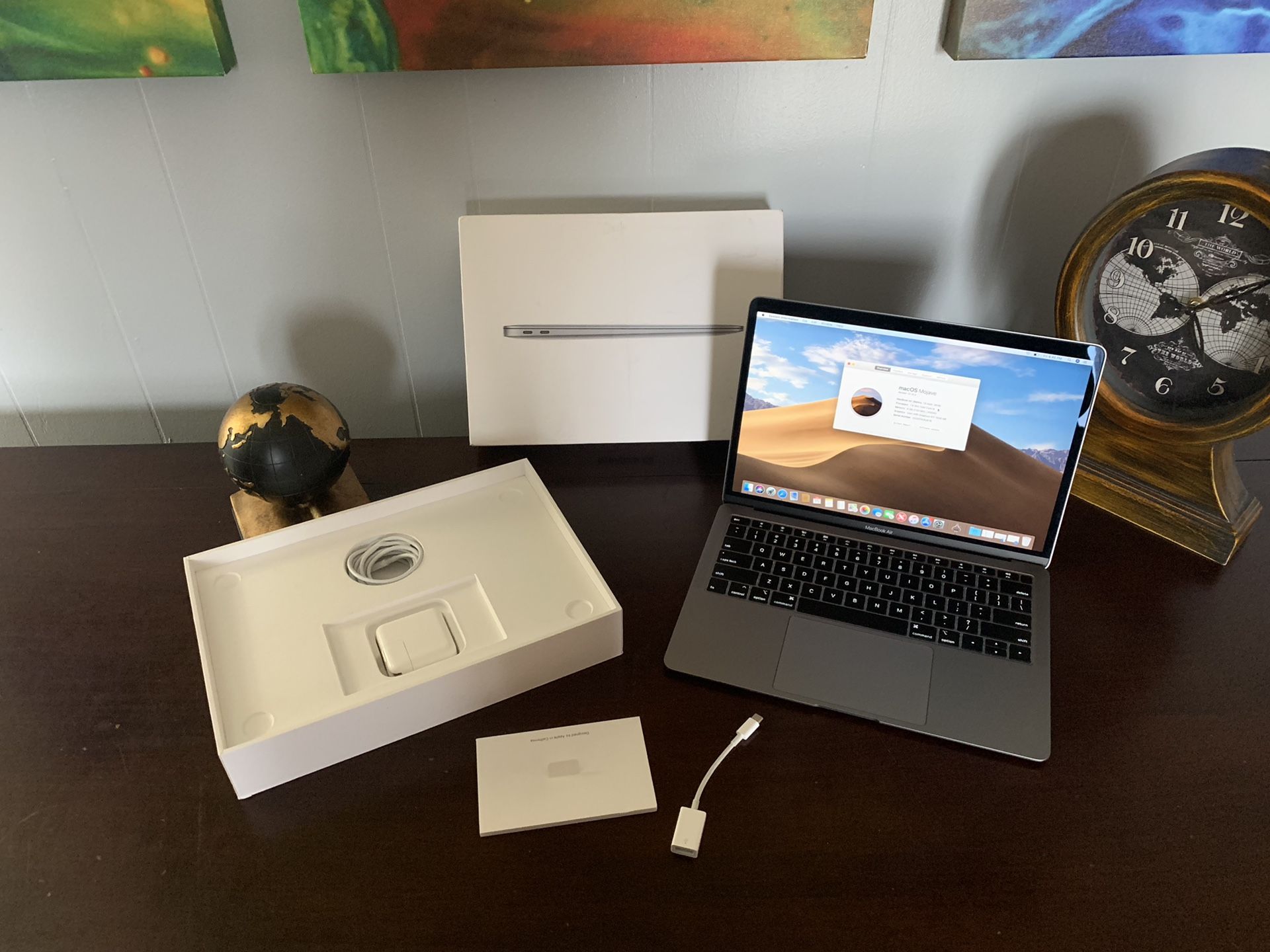 13” MacBook Air 2018 like new with upgrade, warranty and more!