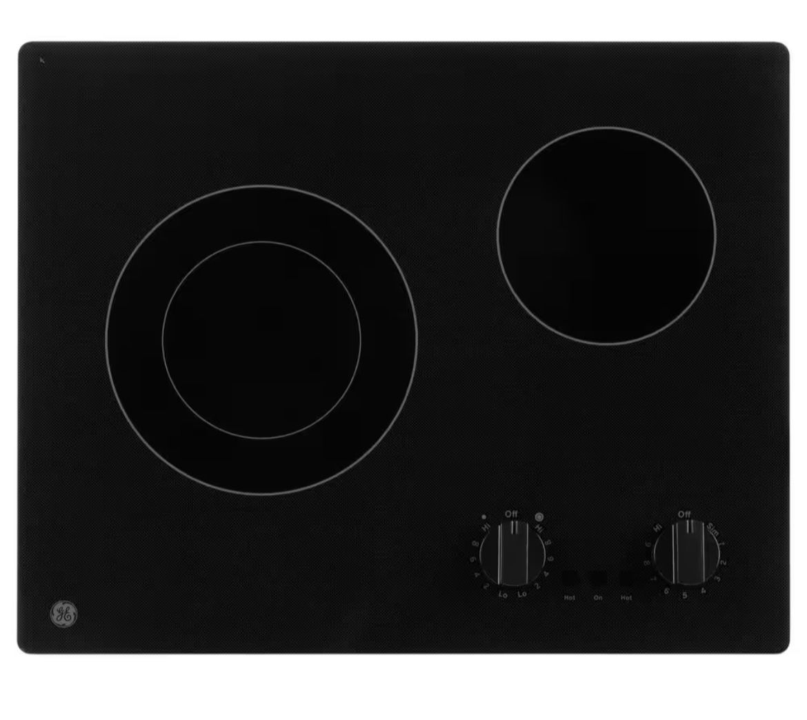 21 in. Electric Cooktop 2 Element