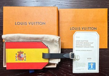 Louis Vuitton World Cup Spain Luggage Tag Limited Edition