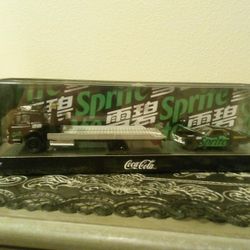 New Collectible Sprite 1970 Mustang  And Car Hauler