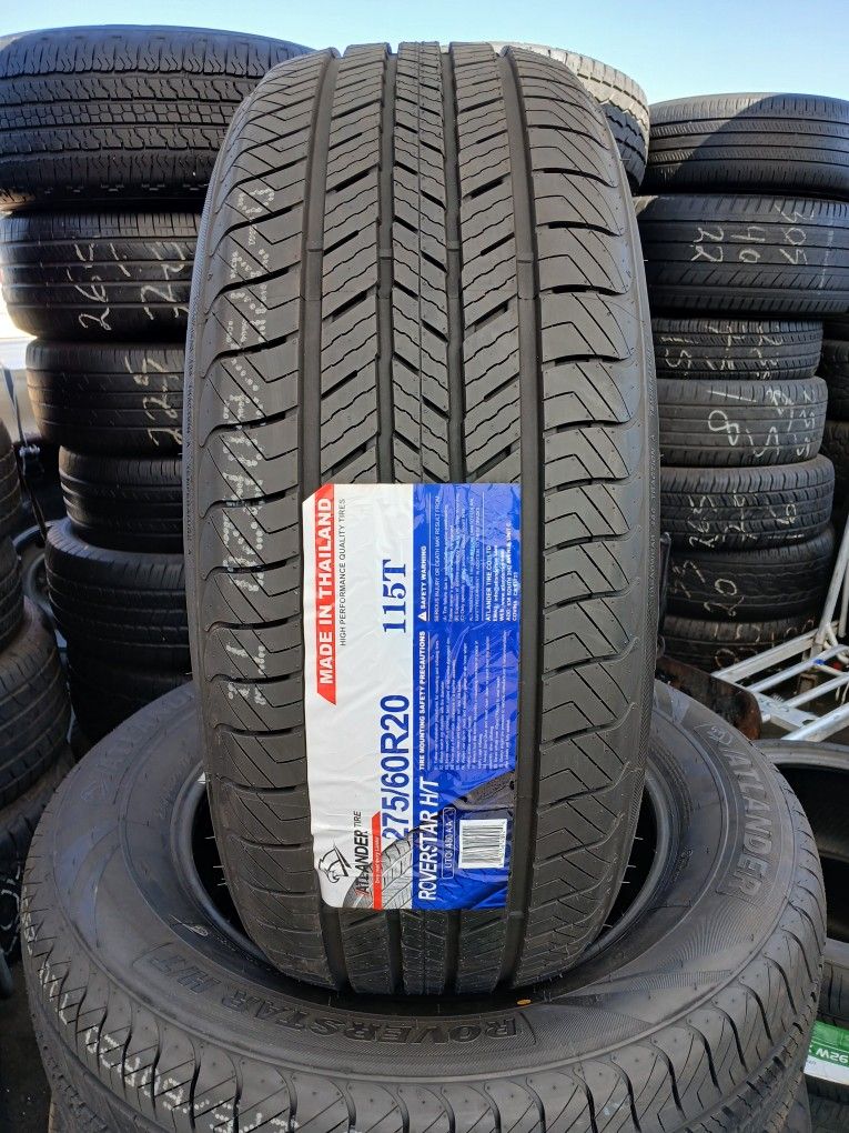 4 New Tires Installed/ 4 Llantas Nuevas Instaladas 265/60/20 Atlander HT Tires