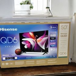50” Hisense Smart 4k Qled HDR TV 