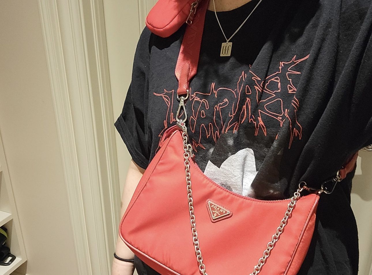 Red Nylon Bag