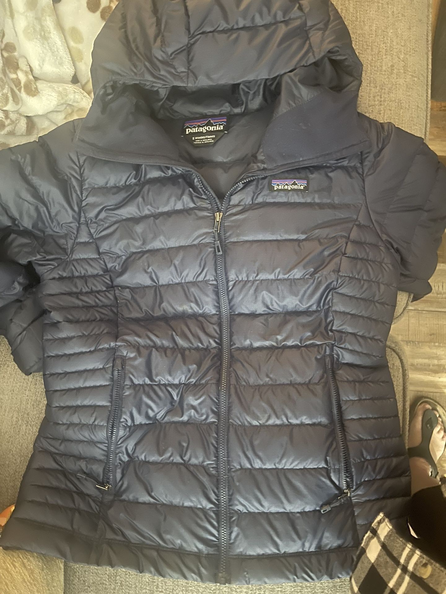 Patagonia Womens Jacket Size Small Navy Blue 