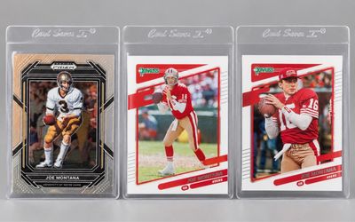 Joe Montana Football Card Lot of 3