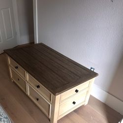 Coffee Table With Storage Drawers