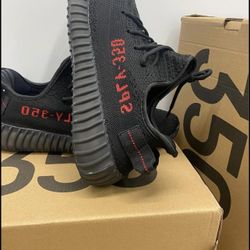 Yeezy 350 V2 Black Red All Sizes In Description 