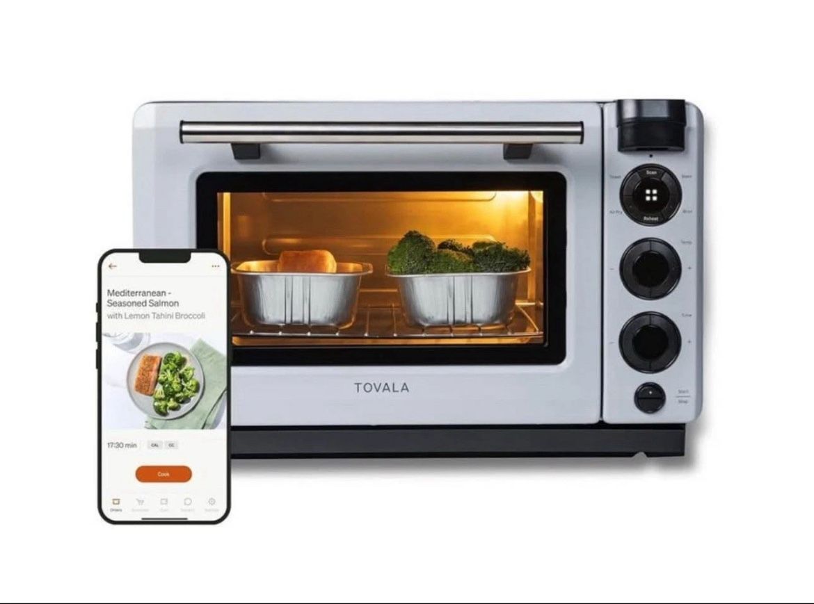 Tovala Smart Oven - WiFi Countertop Convention Oven Air Fry Toast Bake - NEW