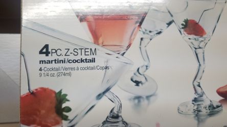 Martini glasses