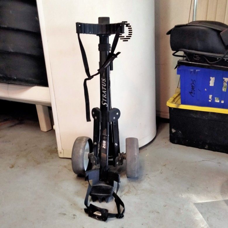 Stratus Golf Club Bag Caddy Cart Golf Dolly Pull Cart
