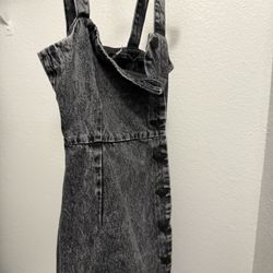 Denim Button Up Dress 