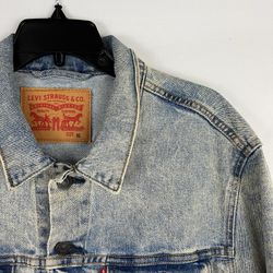 Levi Vintage Bleach Wash Denim Jacket