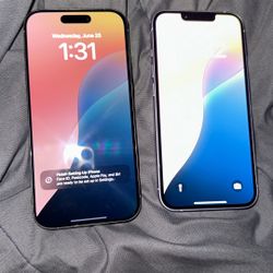 iPhone 15 Pro 128gb & iPhone 14 128gb Both Locked sprint