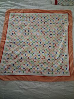 Louis Vuitton Multicolor Monogram Silk Scarf