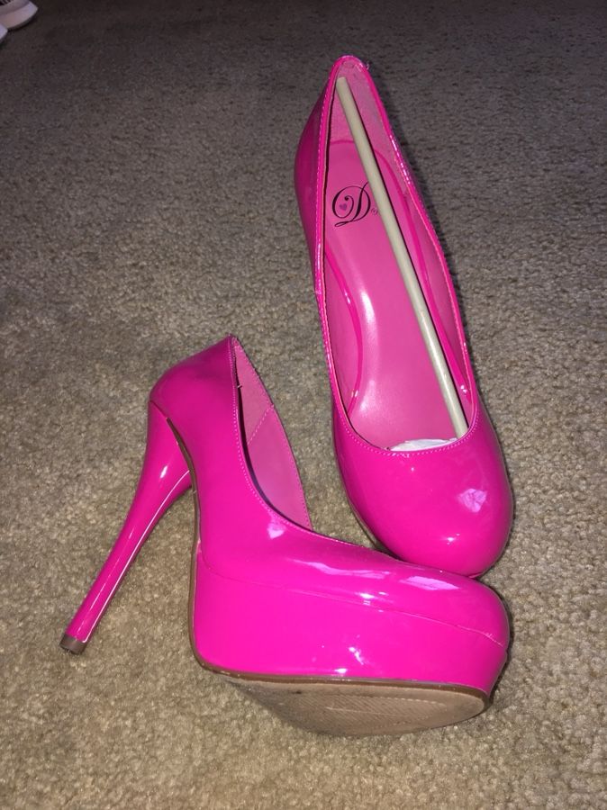 Hot pink heels