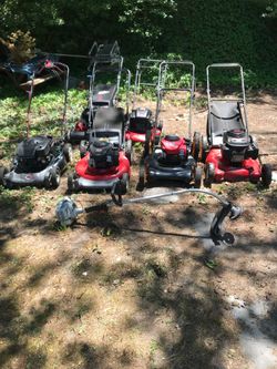 Lawnmowers $70. To $150. All run great