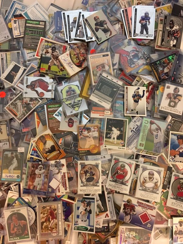 Sports card collection w/game used/autographs/rookies