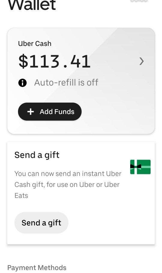 Uber East Account With Money