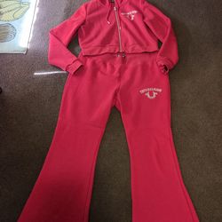 True Religion 2pc Pant Set (Free Top with purchase)