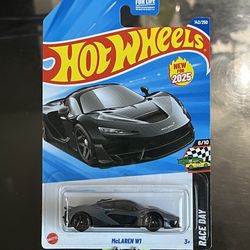 McLaren W1 Black Hot wheels