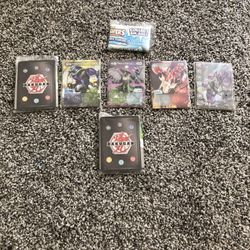 Bakugan 6 Packs Of Cards - Sealed