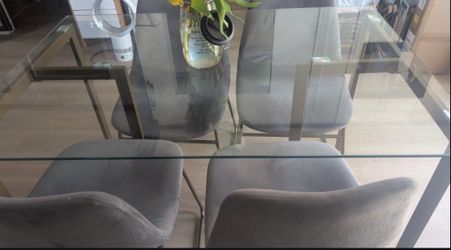 Grey dining set