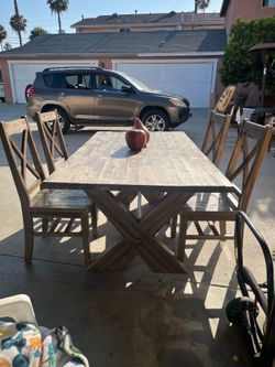 Table and chairs