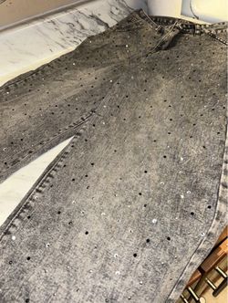 Rhinestone jeans