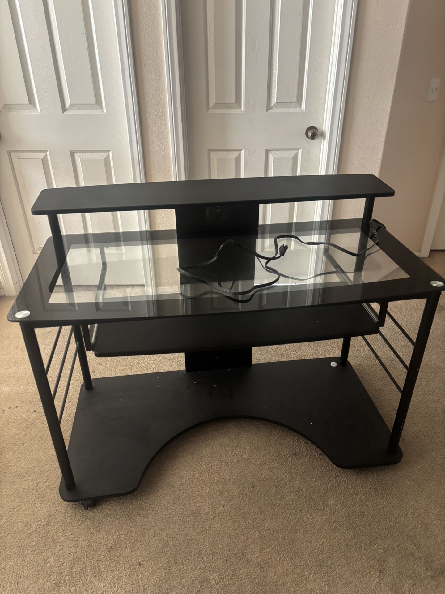 Black Computer Stand