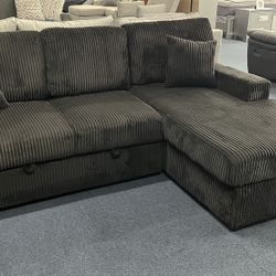 Black Sectional Sleeper 