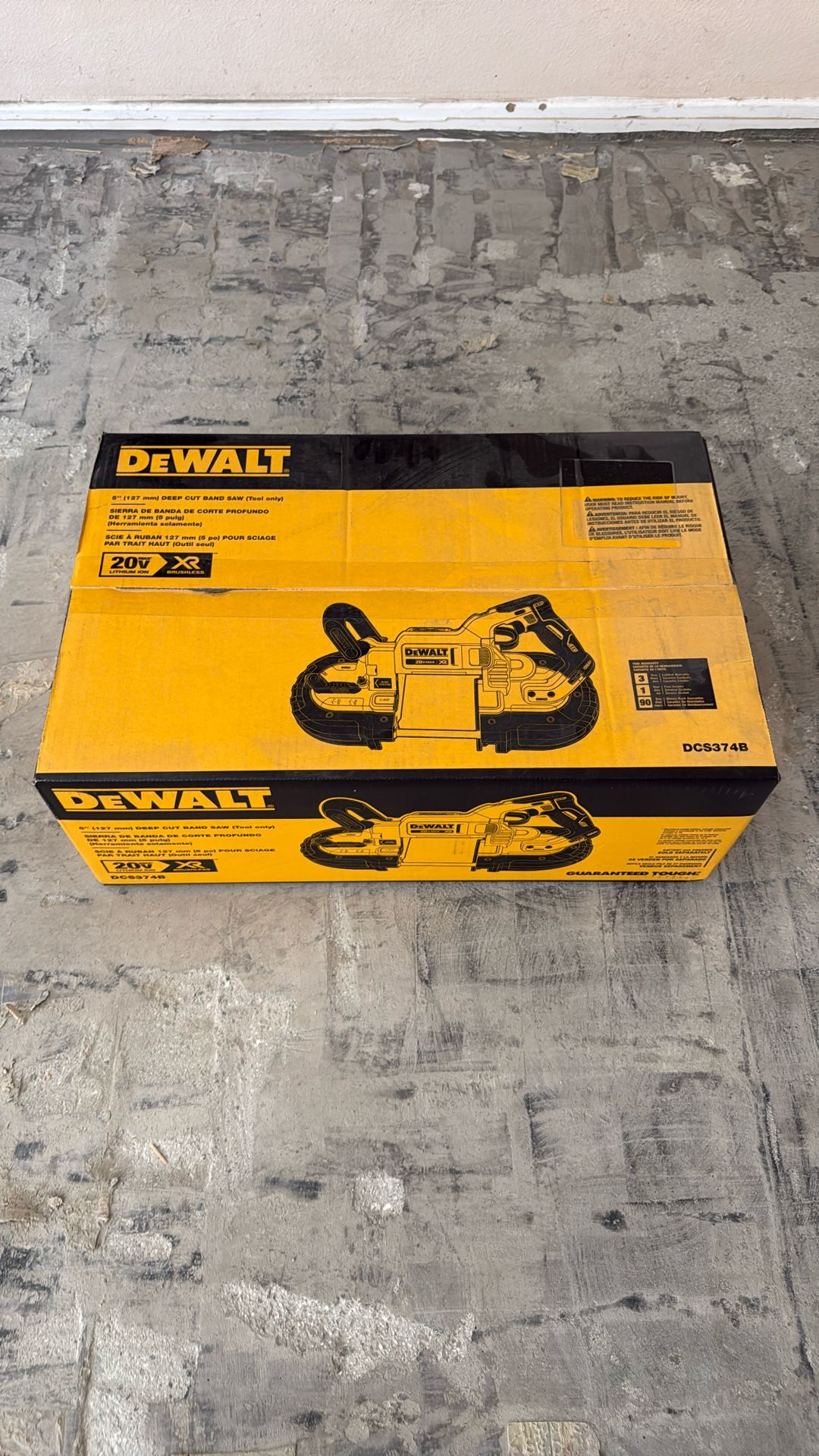DEWALT 20V MAX XR Cordless Brushless Deep Cut Band Saw (Tool Only)