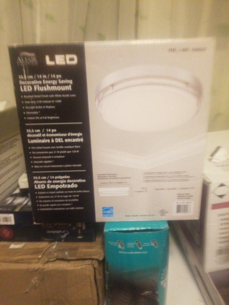 LED flush mount lighting