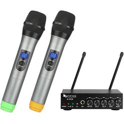 FiFine UHF Channel Wireless Handheld Microphones