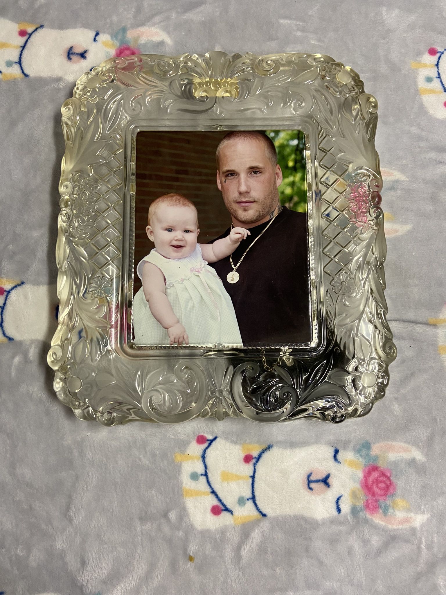 Solid Crystal Mikasa Timeless Love Picture Frame (Made In Germany)