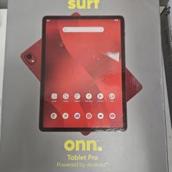 onn. 11.1” Surf Tablet Pro 64 GB (2024 Model), gray. 4 GB RAM New open box.