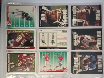 NFL Football Trading Cards Lot of 9