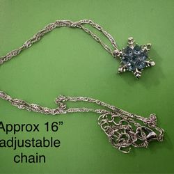 Silver Snowflake Necklace