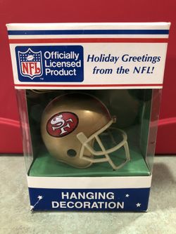 San Francisco 49ers Helmet Classic Christmas Ornament