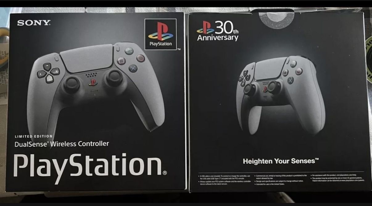 Manette PS5 DualSense 30th Anniversary – Édition Limitée Grise – Sony – Neuf Sous Blister