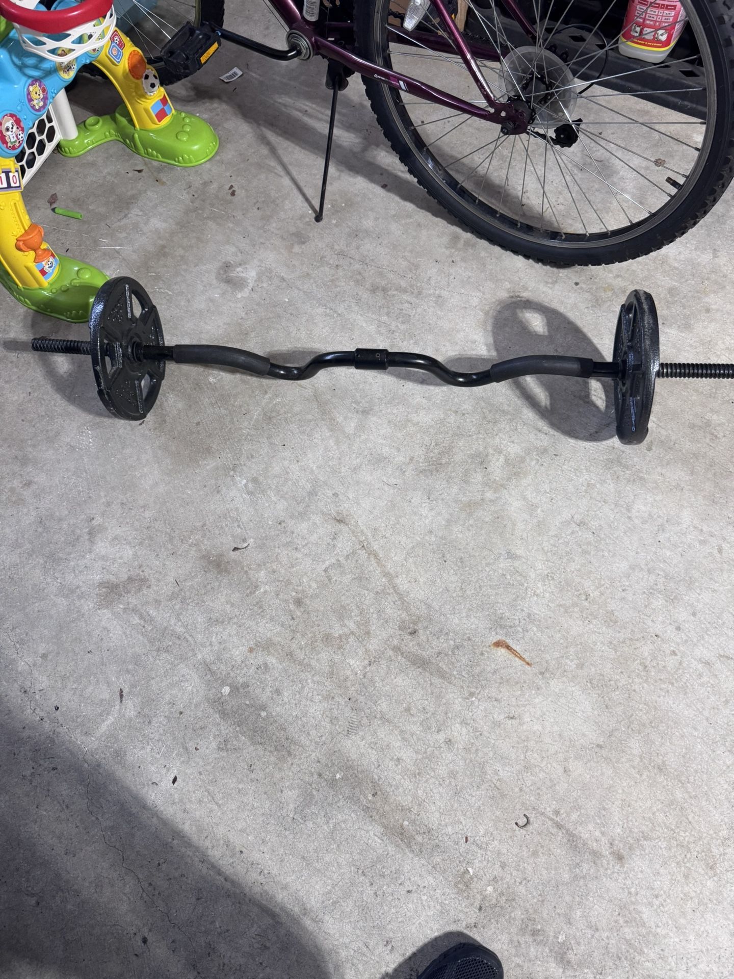 Gold Gyms Curling Bar