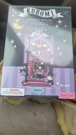 Kuromi Spooky House DIY Book Nook Kit Brand New In Box
