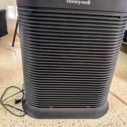 Honeywell true HEPA air purifier for extra large rooms- microscopic airborne allergen+dust reducer.